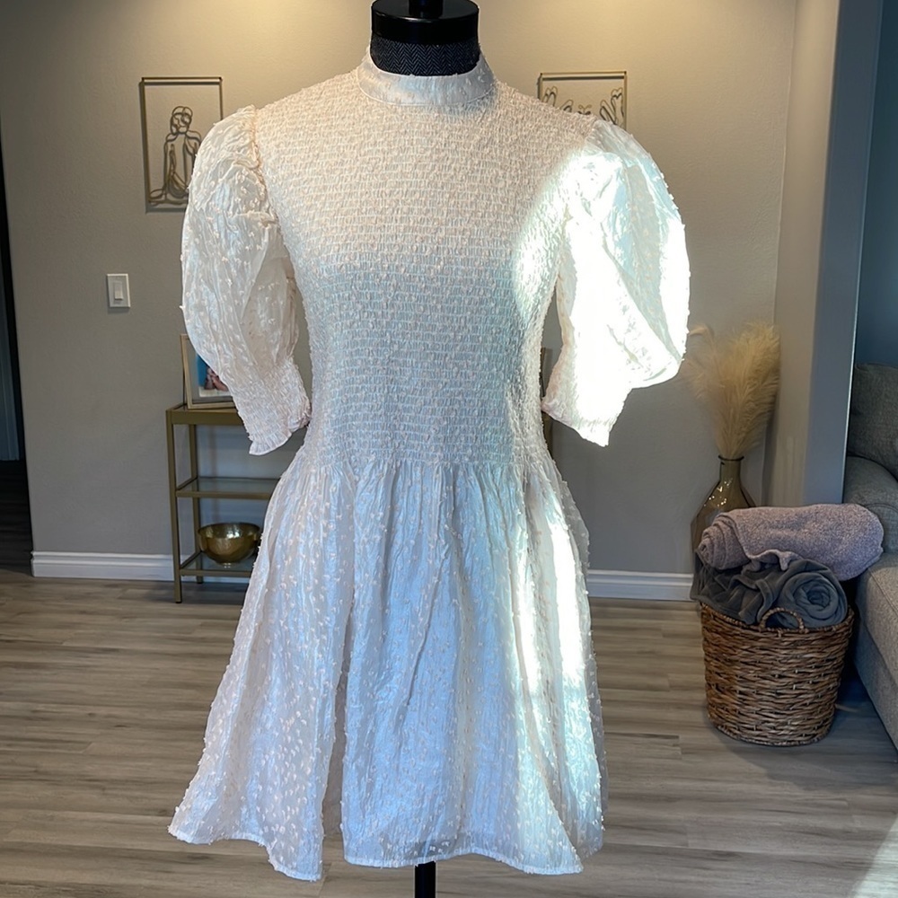 Labelrail x Olivia & Alice mini smock dress size 6 - Picture 3 of 16